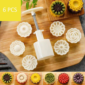 Molde Comercial 3D Cuadrado de Plástico para Pasteles de Luna, Herramienta Manual para Hornear Pasteles de Luna para Cocina y Panadería - Product Image 5