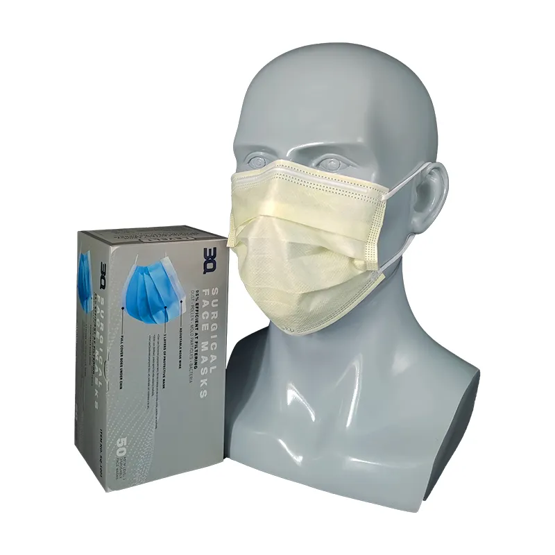 3Q Marca orelha loop personalizado ASTM NÍVEL 1 atacado 3ply descartável não tecido máscara cirúrgica rosto médico