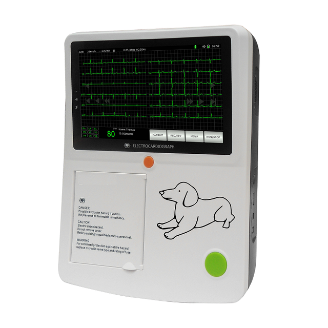 Popular Veterinary ECG Machine 12 Leads ECG Machine Price for Vet Animal Use