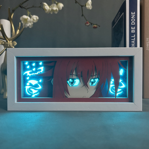 Lampe de nuit LED 3D Anime <span class=keywords><strong>High</strong></span> <span class=keywords><strong>School</strong></span> <span class=keywords><strong>DxD</strong></span> Rias Gremory, boîte à lumière manga, décoration de chambre, lampe de table, veilleuse d'animation - Product Image 4