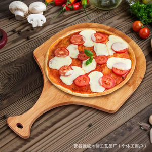 Plateau en bois pour steak et pizza, plateau en bois massif pour charcuterie, plateau à fruits, plateau à fromage et à pain - Product Image 4