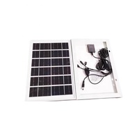 ZRACO pengisi daya panel surya portabel untuk ponsel dan produk elektronik GD-1006A 6V6W panel surya mini 0,85a