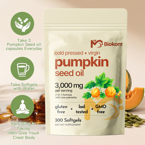 น้ำมันเมล็ดฟักทอง 3000 มก. แบบแคปซูลนิ่ม ขายดี รับผลิตแบบ OEM ขายส่ง น้ำมันเมล็ดฟักทองบำรุงผมและผิวในรูปแบบแคปซูลนิ่ม - Product Image 3