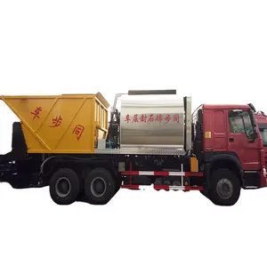 Manufacturer HOWO 6x4 Asphalt And Macadam Synchronous Distributor Truck Rubber Asphalt Synchronous Chip Sealer