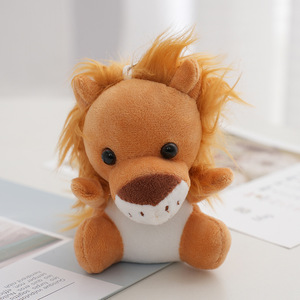 Llavero de Peluche de Animales de la Selva al por Mayor - Llavero Kawaii de Mono, Tigre, León y Elefante, Juguete de Peluche Suave para Promoción - Product Image 4