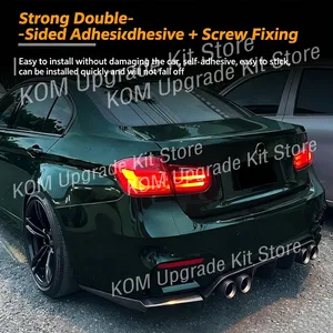 Rear Bumper <b>Diffuser</b> lip for F80 F81 F82 F83 M3 M4 2014-2019 Car Spoiler Upgrade Modify Parts Tuning with/out <b>Led</b> - Product Image 3