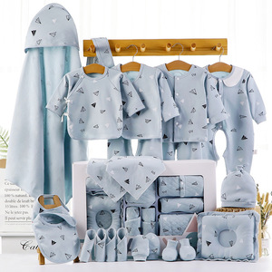 Set de 22 Piezas de <span class=keywords><strong>Ropa</strong></span> para Bebé Recién Nacido, Traje de Bebé de 0 a 12 Meses, Otoño <span class=keywords><strong>Invierno</strong></span>, 100% Algodón Transpirable, Jersey de Manga Larga - Product Image 4
