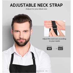 Heavy-duty Apron for the Modern Cook. Waterproof Fabric with Essential Tool Pockets, Blending <b>Utility</b> and Style Effortlessly. - Product Image 5