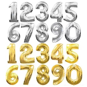 32 Inch Aluminum Foil Birthday Wedding Party Decoration Birthday Balloon Number Balloon 0-9 Christmas Decoration - Product Image 3