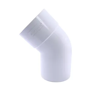 Bán Sỉ Chính Hãng Chất Lượng Cao 45 Độ Khuỷu Tay Pvc Upvc Mưa Máng Xối <span class=keywords><strong>Downspout</strong></span> Ống - Product Image 1