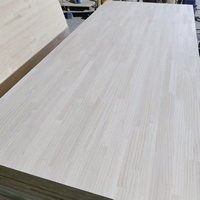Panneau en bois massif à jointures à languettes en pin naturel pour projets de menuiserie intérieure