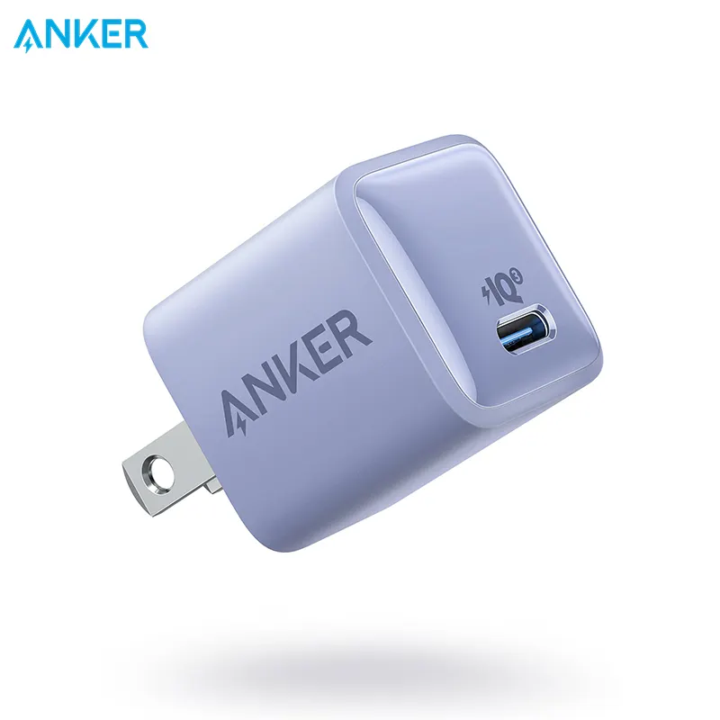 ANKER 511 Charger Nano PD Fast Apple Charge 20W Charging Head Compatible For iPhone 14/13/12 /11pro/SE2/Xs/XR/8 Xiaomi/iPad Plug