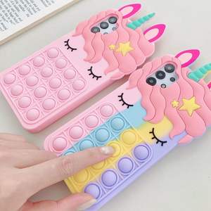 Huayuan deprimibile Coque rosa Cartoon Smart Phone <span class=keywords><strong>Cover</strong></span> in Silicone custodie per cellulare per <span class=keywords><strong>Samsung</strong></span> A12 A32 A42 <span class=keywords><strong>A52</strong></span> A72 A02s - Product Image 6