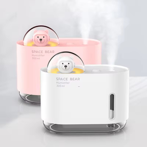 Nouveautés : Humidificateur à brume froide nano, humidificateur de bureau, chambre à coucher, lumière nocturne USB, <span class=keywords><strong>mini</strong></span> humidificateur <span class=keywords><strong>d</strong></span>'<span class=keywords><strong>air</strong></span> mignon en forme <span class=keywords><strong>d</strong></span>'ours spatial - Product Image 1