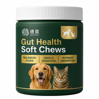 Friandises Tendres Probiotiques pour la Santé Intestinale des Chiens et des Chats – Sans Céréales, Enzymes Digestives à Large Spectre, Favorise un Intestin Équilibré Rapidement