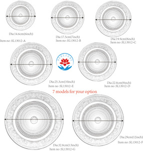 Prix d'usine – Assiettes de présentation en verre transparent de 6/7/8/9/10/12/13 pouces, assiettes à salade et à fruits, plats de service en verre - Product Image 6