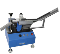 Machine de découpe de pattes de composants à condensateur radial motorisée à fonctionnement simple, pour composants en tube ou en vrac, RS-901M