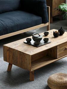 Mesa de Centro para Sala de Estar, Muebles Multifuncionales de Madera Reciclada Rústica Antigua, Mesas de Centro a Precio de Mayoreo - Product Image 6