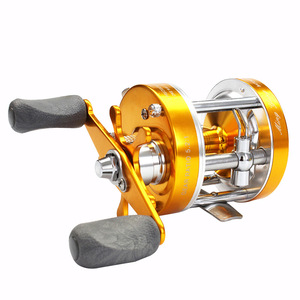 Superbe moulinet de pêche Luya 6.3:1 coloré à double frein, double bobine, entièrement métallique - Product Image 1