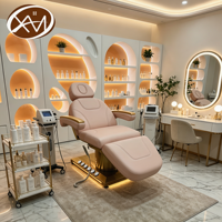 Table de Soin Électrique Moderne et Luxueuse à 3/4 Moteurs pour Salon, Spa, Soins du Visage, Esthétique, Massage et Gym