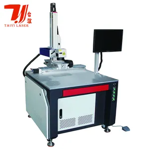 Mesin tanda Laser ukiran permukaan logam, 50W 100W Format besar 2.5D 4 sumbu