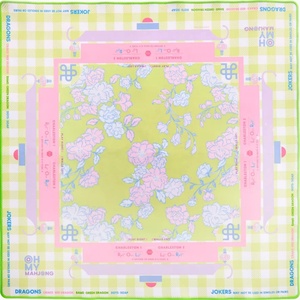 Tapis de Mahjong Américain en Néoprène 07 Watercolor Parrot Peony Antidérapant, Réduction du Bruit, Durable, Écologique, Pliable et Portable - Product Image 3