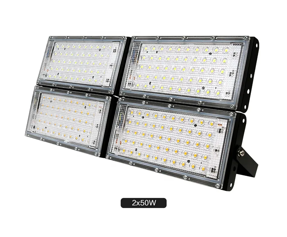 Réflecteur led étanche avec large faisceau, conforme à la norme IP66, 220 v, 50w, smd 2835