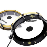 Beatello Prix de gros Batterie de percussions portable pour débutants, modèle Jungle, petite taille, 2 pièces/ensemble, instrument de percussion