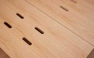 Nền Tảng Gỗ Tự Nhiên Giường Đôi Khung Giường Nệm Nền Tảng Với Headboard Và Gỗ Slat Hỗ Trợ Nền Tảng Giường - Product Image 3