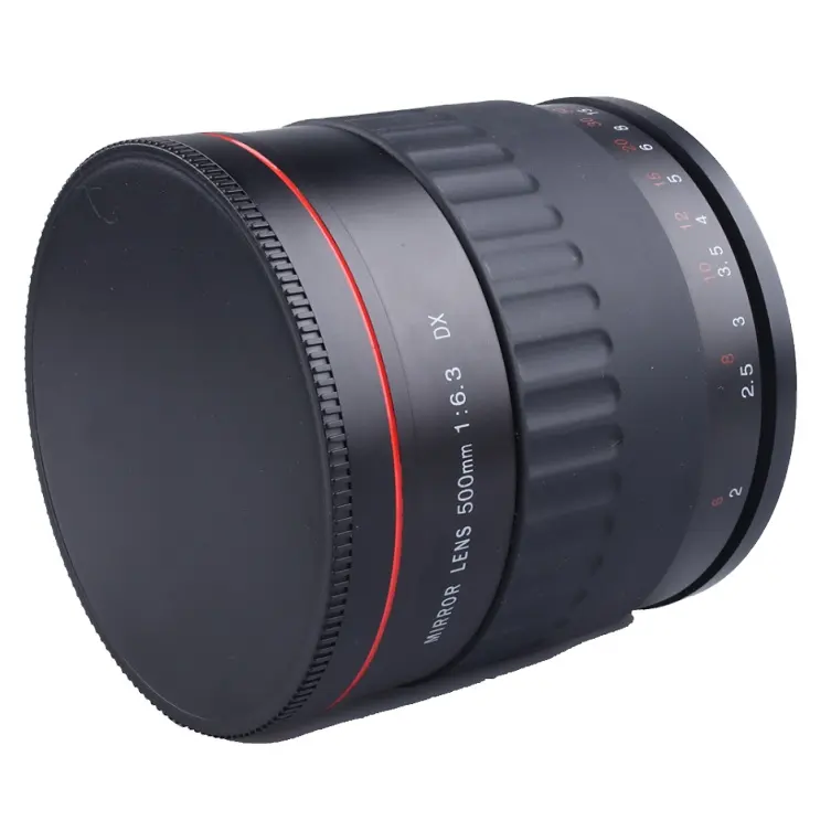 500mm F6.3 Super Telephoto Mirror Lens T Mount l Full Frame /APS -C Compatible 500mm F/6.3 Super Telephoto Lens