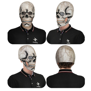 قناع رأس من اللاتكس للهالوين قابل للتخصيص وهو قناع شيطان أو شبح بصوت الصرخة مع فم قابل للفتح وتصميم مخيف وعقرب كسكيلي - Product Image 2