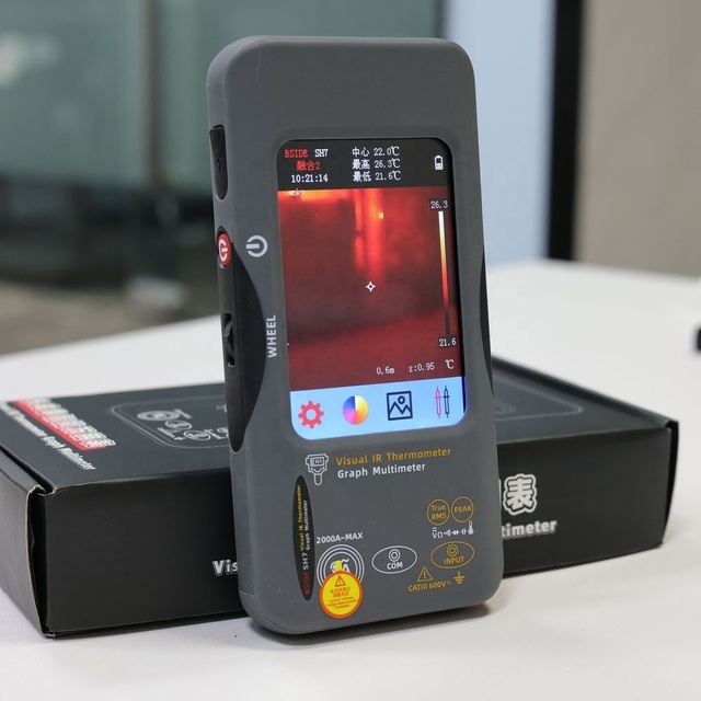 SH7 Thermal Imaging Multimeter, for Non-Contact Temperature Measurement on Electrical Components, -20 to 550°C Range