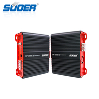 Amplificateur de puissance mono classe D 2000W haute performance pour voiture BP-2000, pour subwoofer et haut-parleur, 12V, avec crossovers audio modifiés pour voiture, SNR >90dB