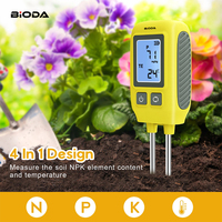 Détecteur de température NKP multifonctionnel électronique portable Bioda, kit de sol 4 en 1, testeur de fertilité et de nutriments du sol