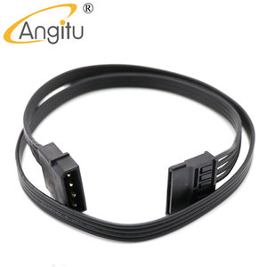 <span class=keywords><strong>Adaptateur</strong></span> d'<span class=keywords><strong>alimentation</strong></span> Angitu 60 cm/24 pouces 15 broches <span class=keywords><strong>SATA</strong></span> <span class=keywords><strong>femelle</strong></span> <span class=keywords><strong>vers</strong></span> IDE, câble <span class=keywords><strong>adaptateur</strong></span> plat à ruban <span class=keywords><strong>femelle</strong></span> <span class=keywords><strong>SATA</strong></span> <span class=keywords><strong>vers</strong></span> 4 broches <span class=keywords><strong>Molex</strong></span>/IDE - Product Image 1