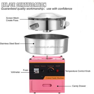 Cpvkry trẻ em màu hồng tự động bông xỉa kẹo máy mới nhà lễ hội sinh nhật tiệc gia đình họp mặt bánh sử dụng đường - Product Image 5