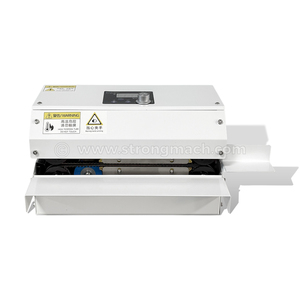 เครื่องซีลแบบต่อเนื่อง GLF-100 สำหรับซีลถุงพลาสติก กาแฟ ชา ถุงผ้าไม่ทอ ถุงอลูมิเนียมฟอยล์ เครื่องซีลความเร็วสูงด้วยความร้อน - Product Image 3