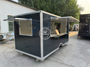 China Hot Sale <b>Concession</b> Food Kiosk Mobile Fast Street Snack Food Truck <b>Trailer</b> with Stainless Steel Workbench - Product Image 3