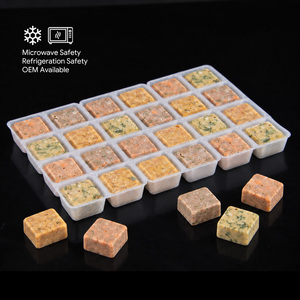 Plato Apilable y Desmontable de 24 Cavidades para Alimentación de Mascotas, para Cachorros en Destete, Comida Húmeda, Ración Diaria - Product Image 1