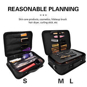 WangDa Valise de salon professionnelle portable Grande capacité Étanche Réglable en tissu Oxford Organisateur d'outils de coiffure Voyage <span class=keywords><strong>Barbier</strong></span> - Product Image 2