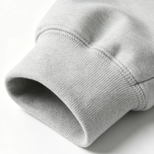 <span class=keywords><strong>Sweat</strong></span>-shirt à capuche décontracté en coton pur gris tricoté de haute qualité, personnalisé, avec fermeture éclair quart de tour et broderie, pour hommes et femmes - Product Image 3