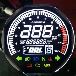 Nhà Máy Giá tùy chỉnh phân khúc Glass Bảng điều chỉnh điện Scooter Màn hình hiển thị xe máy công tơ mét <span class=keywords><strong>LCD</strong></span> hiển thị <span class=keywords><strong>LCD</strong></span> cho công tơ mét - Product Image 6