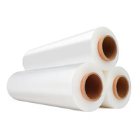 Offre Spéciale 50CM Film étirable Wrap force industrielle palette Film étirable rouleau en plastique Transparent Film étirable rouleau
