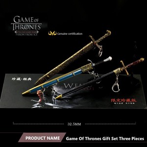 Game Of Thrones Film televisivo periferia spada ad artiglio lungo <span class=keywords><strong>giuramento</strong></span> spada Arya confezione regalo da cucire tre set di tutti i mestieri di metallo - Product Image 2