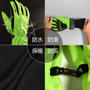 Boton Winter <b>Warm</b> <b>Gloves</b> Five-Finger Ski <b>Gloves</b> Outdoor Windproof Cold-Proof Wear-Resistant Unisex Adult - Product Image 2