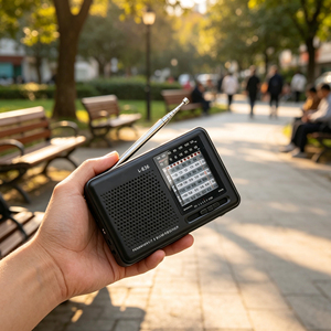 <span class=keywords><strong>Radio</strong></span> Portátil AM FM SW de 9 Bandas, Popular, de Alta Calidad, con la Mejor Sensibilidad, en Oferta, a Precio Económico, con Altavoz Integrado, Ecológico y Potente - Product Image 2