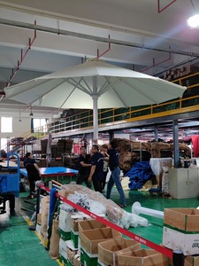 XYD personalizado tamaño grande 4x4m 5x5m 6x6m enorme paraguas al aire libre cerveza café bebida Bar sombrilla telescópica <span class=keywords><strong>Patio</strong></span> paraguas con luces - Product Image 4