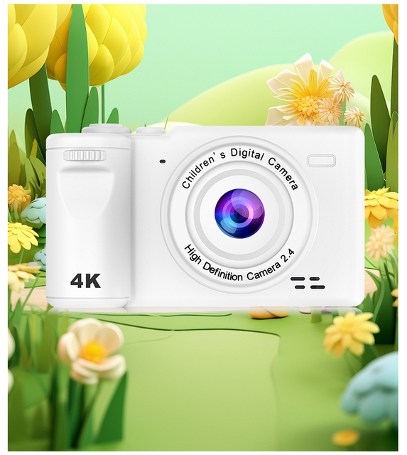 2026 New Design Retro Style Digital Camera Small Pocket 2.4inch IPS Screen Auto Focus 4K Digital Camera Photography