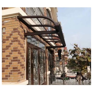 Marque Nouveau Polycarbonate Porte Fenêtre Auvent Patio Toit En Aluminium <span class=keywords><strong>Pare</strong></span>-<span class=keywords><strong>Soleil</strong></span> Abri - Product Image 1
