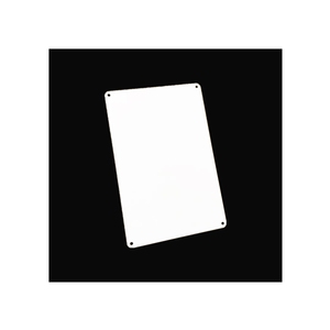 Trống dấu hiệu Đường Phố 12x9 inch W/bán kính. 025 inch nhôm trắng thăng hoa dấu hiệu khoảng trống - Product Image 6